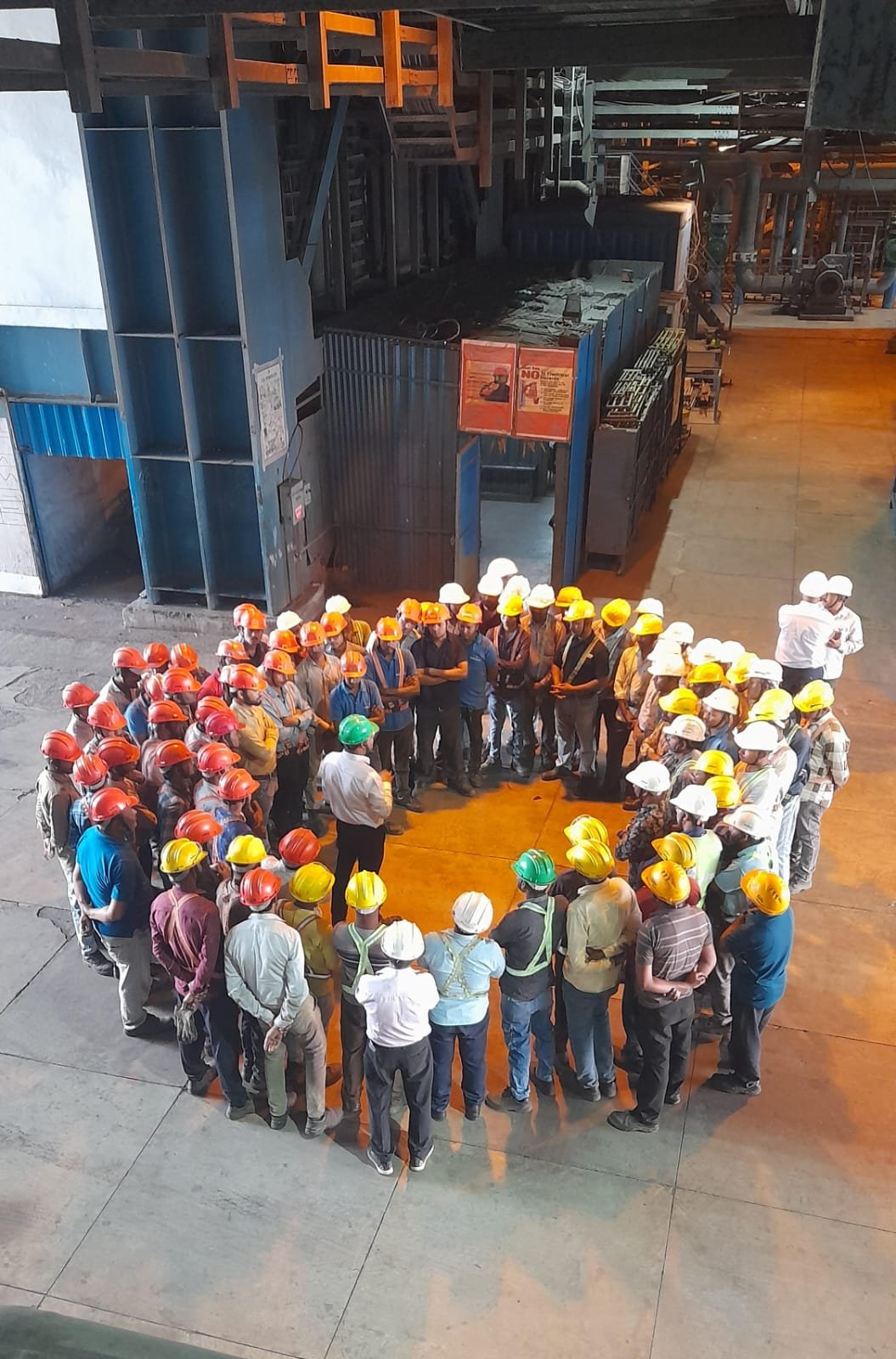 KMJPL site team executing civil work at an industrial project site