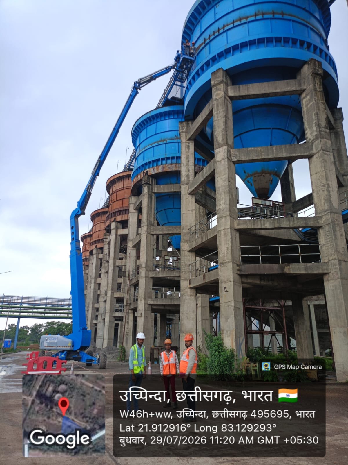 Thermal power plant environment where KMJPL project teams have executed works